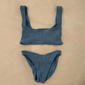 NWOT Hunza G Xandra Bikini Blue